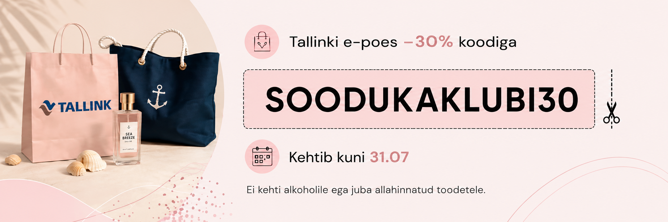Tallinki e-poe -30% sooduskood